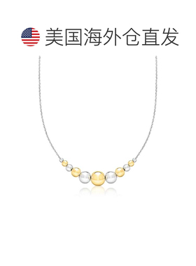 自营Ross-Simons Italian Sterling Silver and 18kt Gold Over S
