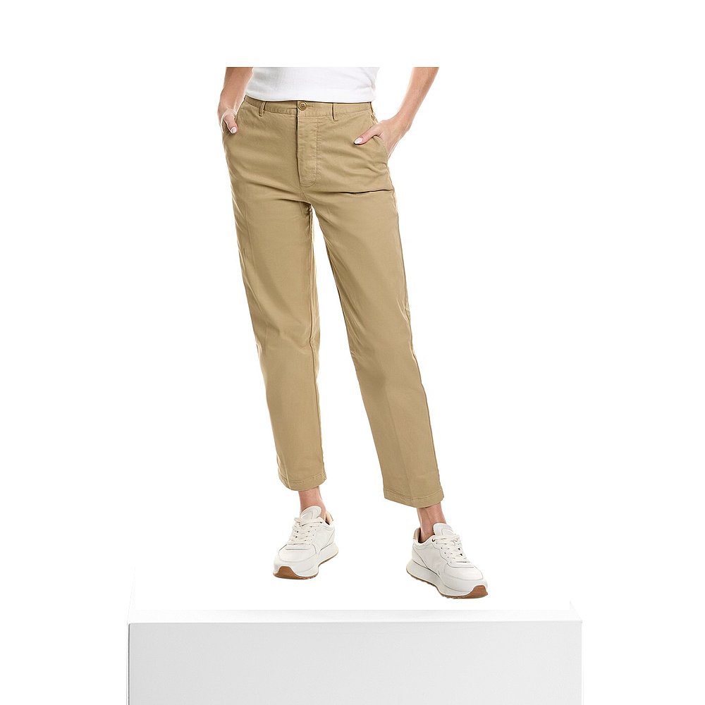 ALEX MILL男孩风格斜纹棉布裤-棕色【美国奥莱】直发-图3