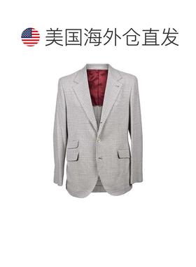 自营Brunello Cucinelli Wool Men's Blazer - pearl 美国奥莱直