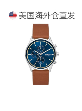 自营Skagen Men's Holst Blue Dial Watch - blue 美国奥莱直发