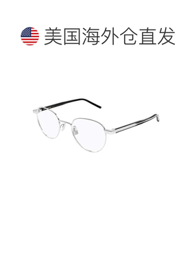 自营saint laurent银色Sl 781双桥Phantos眼镜-银色 美国奥莱直发