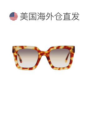 自营Isabel Marant灰色棕色阴影方形女士太阳镜IM 0104/S 0C9B/PR