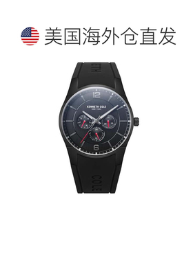 自营Kenneth Cole Men's Classic mm Quartz Watch - black 美国