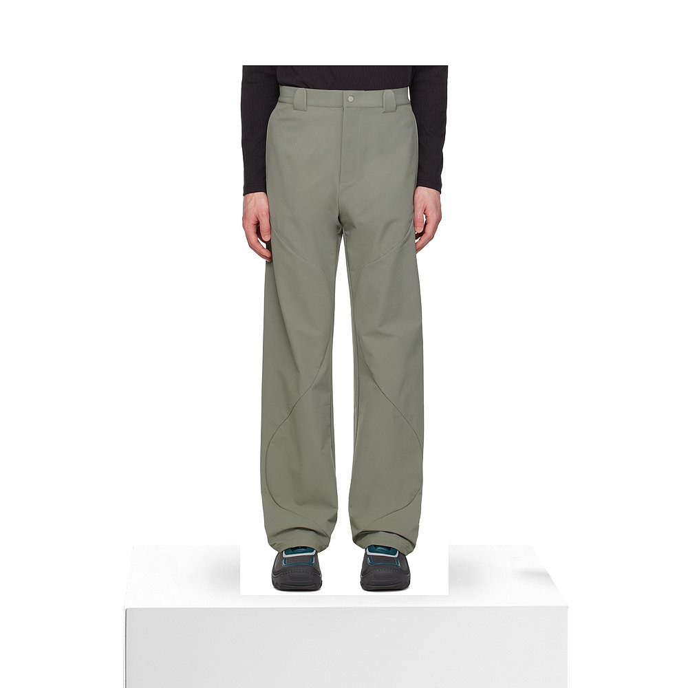 1h可退 香港直邮潮奢 Uncertain Factor 男士 绿色 Roll 长裤 UF2 - 图3