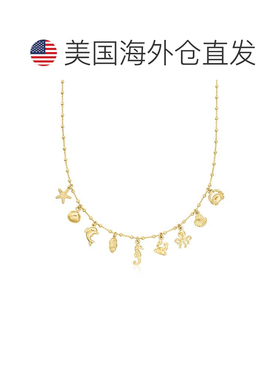 自营RS Pure by Ross-Simons Italian 18kt Gold Over Sterling S