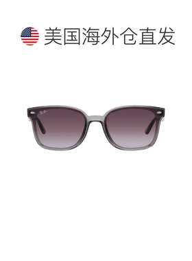 自营ray-ban雷朋灰色渐变矩形男女通用太阳镜RB4461D 64508G 64 -