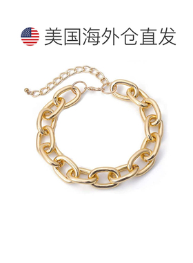 自营liv oliver18k 金抛光大胆项链 - 金 美国奥莱直发