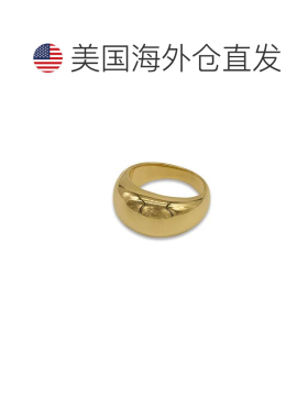 自营Adornia 防水圆顶戒指金 - 黄色 美国奥莱直发