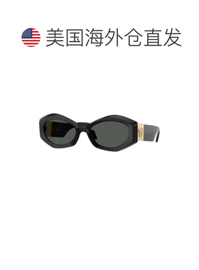 自营versaceVE4466U GB1/87黑色/深灰色-黑色 美国奥莱直发范思哲