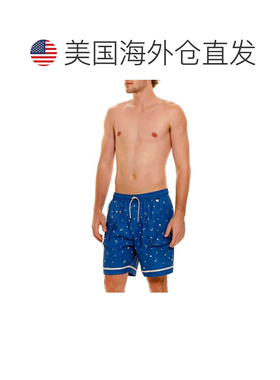 自营agua benditaNares Men's Swim Trunks - blue 美国奥莱直发