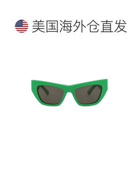 自营bottega venetaCat Eye-Frame Acetate Sunglasses - green g