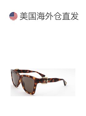自营 Moschino女式54毫米棕色太阳镜-哈瓦那 美国奥莱直发