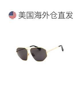 自营Max Mara女士MM0143 59mm太阳镜-黄色 美国奥莱直发