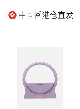 香港直发Jacquemus女士手提包淡紫色logo印花221BA015-3066-640