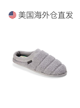 自营Dearfoams Men's Asher Quilted Clog House Slipper - mediu