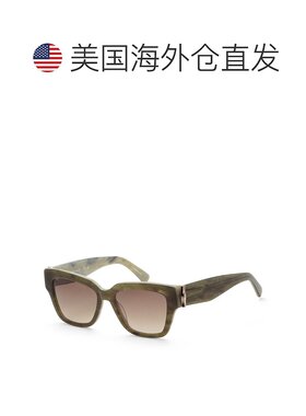 自营Longchamp Women's Black 53mm Sunglasses - black 美国奥莱