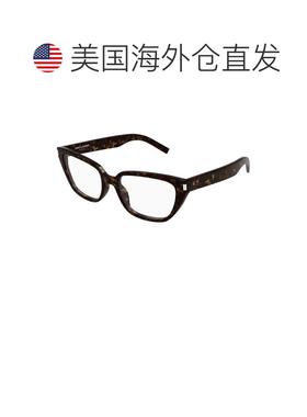 自营saint laurentSl 896金属龟形醋酸纤维超大号太阳眼镜-白色