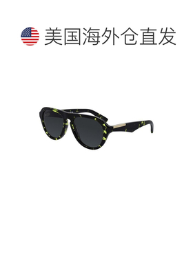 自营Burberry男士55mm太阳镜-绿色 美国奥莱直发