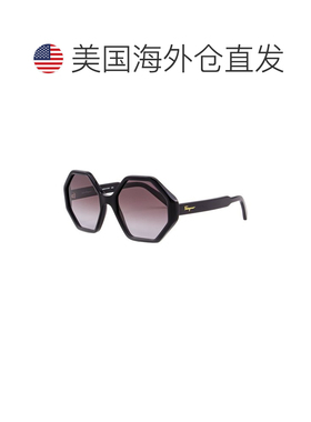 自营salvatore ferragamoFerragamo女士SF1070S 55mm太阳镜-黑色