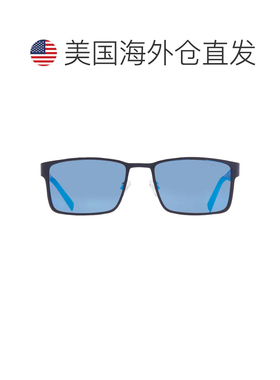 自营Tommy Hilfiger Blue Multilayer Rectangular Men's Sunglas