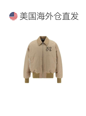 自营Palm Angels Polyamide Men's Bomber - beige 美国奥莱直发