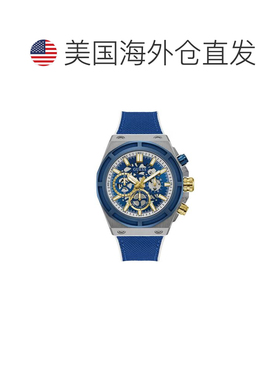 自营Guess Synthetic Sport Men's Watch - blue 美国奥莱直发