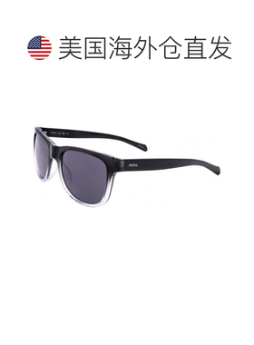 自营Fossil男士55mm太阳镜FOS3160-S-81V-55黑色阴影水晶 美国奥