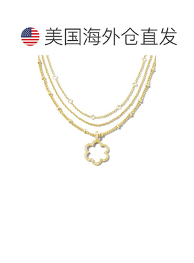 自营Kendra Scott Susie 14K Plated Multi Strand Necklace - go