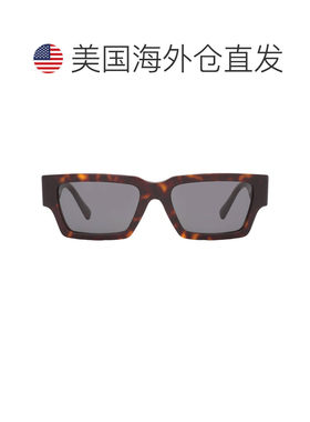 自营Versace Dark Grey Rectangular Unisex Sunglasses VE4459 1