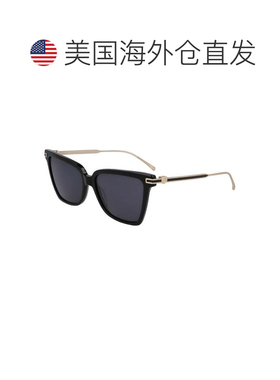 自营salvatore ferragamoSF2036S 001黑色/灰色-黑色 美国奥莱直