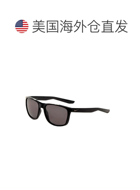 自营Nike Men's 57 mm Black Sunglasses - black 美国奥莱直发