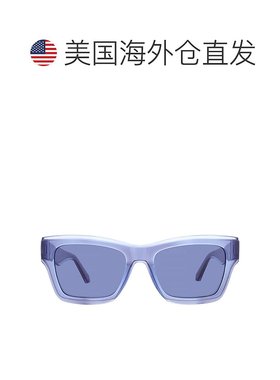 自营Calvin Klein Blue Square Unisex Sunglasses CKJ24609S 400