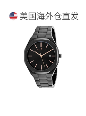 自营Christian Van Sant Men's Black dial Watch - black 美国奥