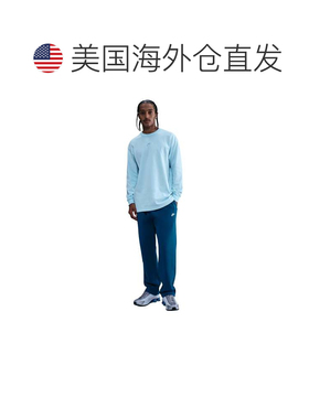 自营Nike Club Men's Open-Hem Fleece Pants - green 美国奥莱直