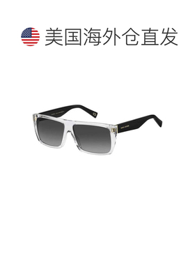 自营marc jacobsMARC ICON 096/S 0MNG 9O透明/黑色/深灰色渐变-/