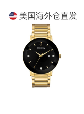 自营Bulova Men's Gold dial Watch - gold 美国奥莱直发