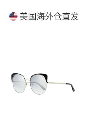 自营 Guess 女士太阳镜 GU7599 05C 钯色/黑色 56mm - 05c 美国奥