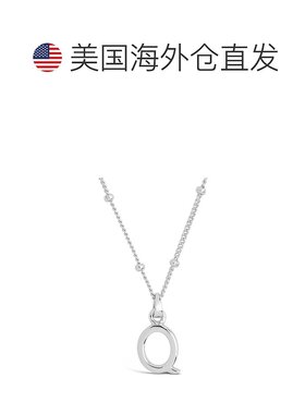 sterling forever925 纯银初始项链与串珠链 - silver-q 【美国奥