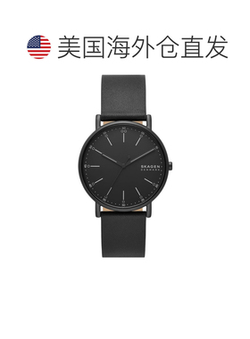 自营Skagen Men's Signatur Black Dial Watch - black 美国奥莱
