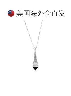 自营Suzy Levian Sterling Silver Pave White Cubic Zirconia Bl