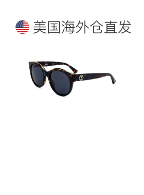 自营Moschino Women's Dark Havana 52mm Sunglasses - dark hava