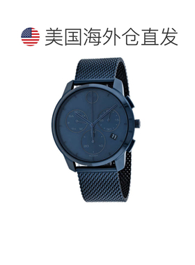 自营Movado Men's Blue dial Watch - blue 美国奥莱直发
