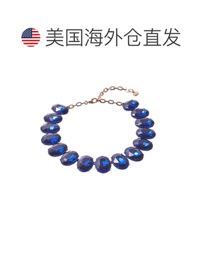 自营Carolina Herrera CZ Tonal Oval Crystal Necklace - patter
