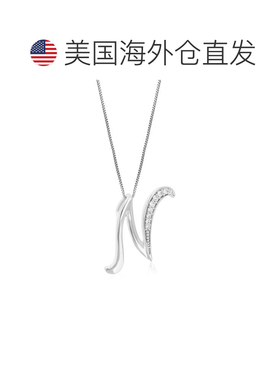 自营vir jewels1/12 cttw Lab Grown Diamond Alphabet Pendant N