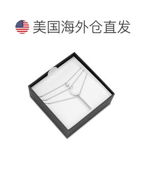 自营sterling foreverCrescent & Bar 多层项链 - 银白色 美国奥