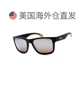自营hugo bossBOSS1496/S 0087 ZV哑光黑色米色/米色偏光-哑光黑
