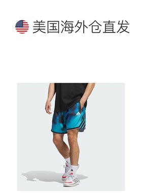 自营Men's adidas adidas Crazy Lite AOP Short - lucid cyan 美