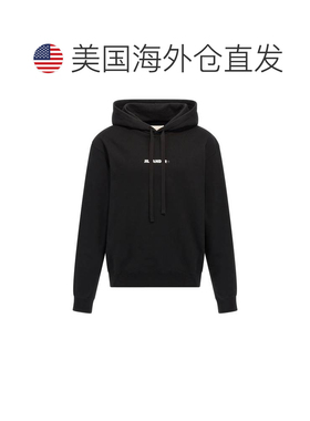 自营Jil Sander Men's Logo Hoodie - black 美国奥莱直发