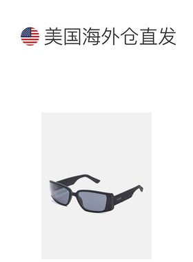 自营 guess矩形花押字太阳镜 - 黑色 美国奥莱直发