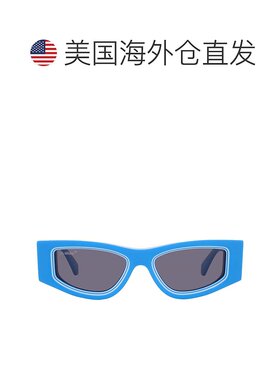 自营Off-White Andy Dark Grey Irregular Unisex Sunglasses OER